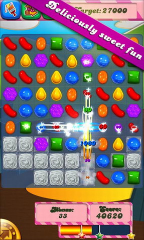 candy crush游戲截圖