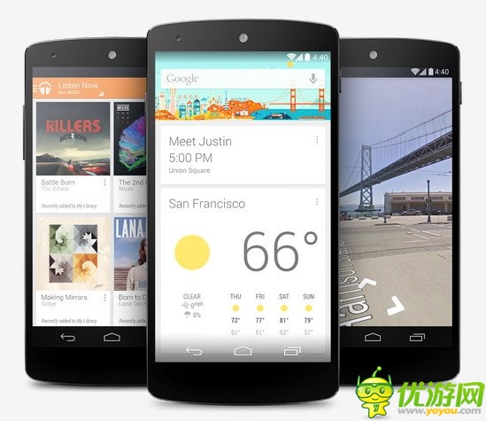 谷歌Nexus5發(fā)布 搭載4.4系統(tǒng)2130元起售