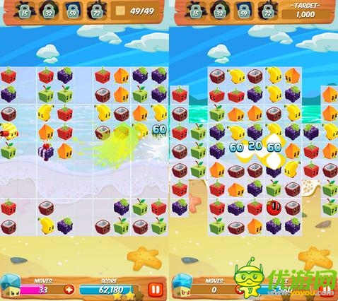 我的果汁分你一半:《方塊果汁》游戲試玩