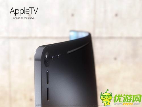 蘋果曲面電視概念設計亮相 擁有土豪金配色