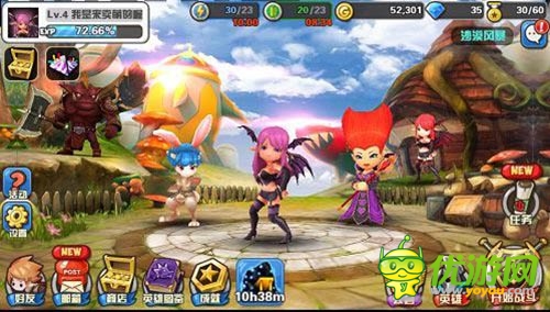 《Hello Hero》iOS新版評測:二次元版星球崛起