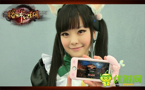 萌妹也愛(ài)《格斗江湖》Coser女仆化身女俠來(lái)認(rèn)證