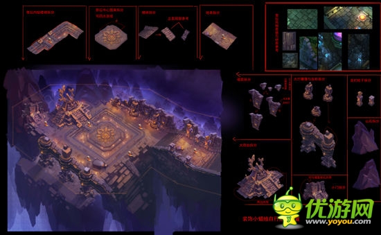 小屏幕大世界 《天下HD》場(chǎng)景手繪稿首曝