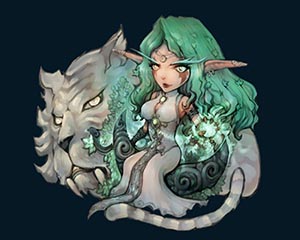 玩家畫(huà)師繪制《敢客聯(lián)盟》英雄皮膚新鮮出爐