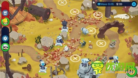 血肉橫飛的戰(zhàn)爭3D《最強塔防OTTTD》試玩