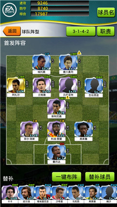 世界體壇主流《FIFA2014巴西世界杯》防守陣形442