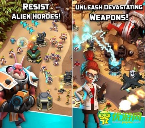 消滅外星人保護(hù)地球《圍剿外星客》上架iOS