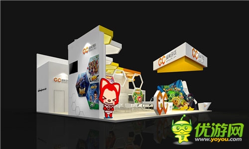蜂巢游戲2014chinajoy展臺妙趣橫生