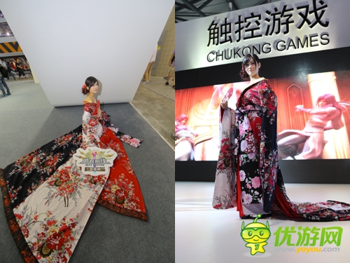 最美和服驚艷亮相《勇者前線》美女玩家大圖曝光