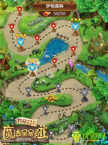 從冰川到戈壁 探秘《魔法呆呆碰》戰(zhàn)斗副本