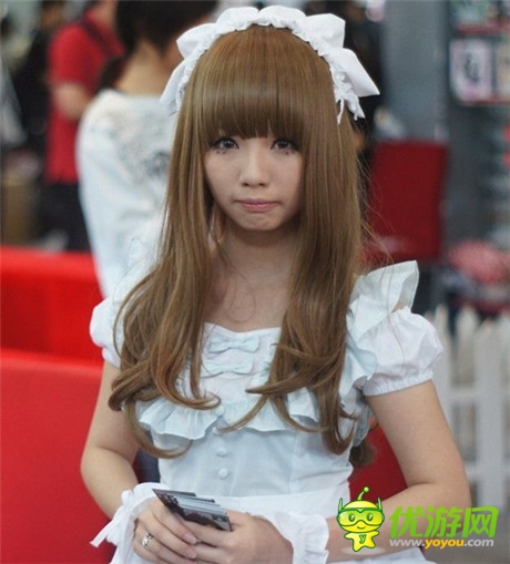 甜美coser迎新生《甜心愛(ài)消除》深大校園行