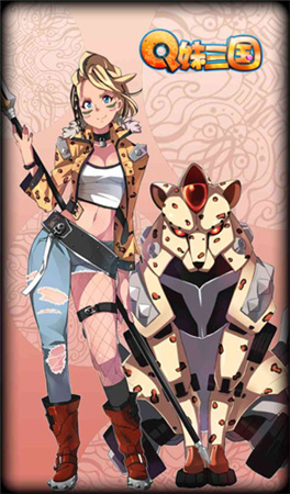 知名臺灣畫師繪制 51wan自研《Q妹三國》原畫賞析