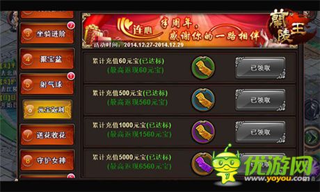 不打折真回饋《蘭陵王》雙旦半周年活動相繼登場