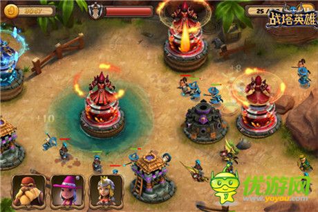 MOBA類玩法首曝《戰(zhàn)塔英雄》IOS二測即將開啟