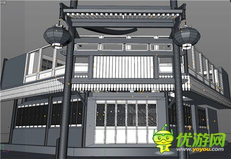 還原經(jīng)典場(chǎng)景《仙劍客?！穲?chǎng)景3D搭建圖曝光